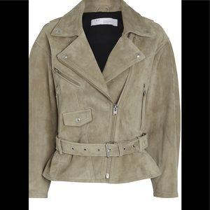 SOLD IRO LAMB SUEDE TIGAO SUEDE MOTO JACKET